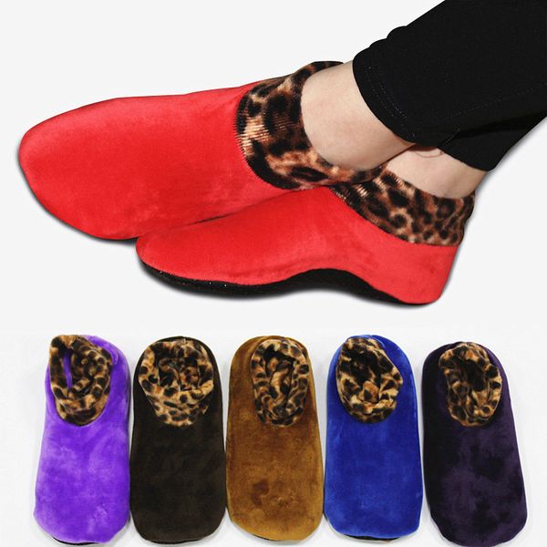women soft sole plush floor slippers socks polyester winter thicker foot warmer indoor non-slip comfortable sock bottom slippers, Black
women soft sole plush floor slippers socks polyester winter thicker foot warmer indoor non-slip comfortable sock bottom slippers, Black