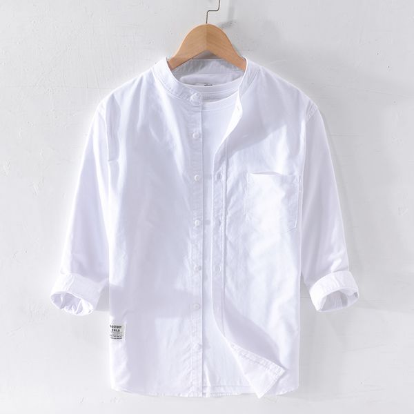 oxford pure cotton three-quarter sleeved summer shirts men brand casual loose shirt for men fashion comfortable shirt mens, White;black
oxford pure cotton three-quarter sleeved summer shirts men brand casual loose shirt for men fashion comfortable shirt mens, White;black