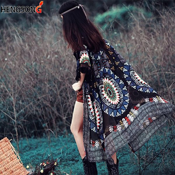 2019 new brand gypsy chiffon blouse ethnic style retro print long cardigans kimono tribal prints sunscreen blusas, White
2019 new brand gypsy chiffon blouse ethnic style retro print long cardigans kimono tribal prints sunscreen blusas, White