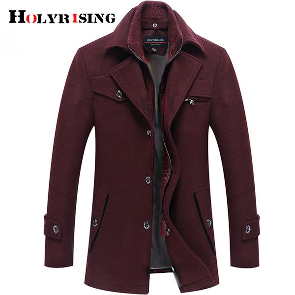 holyrising men jacket and coat new wool coat casual wool trench fashion business thicken winter men 18927-5, Black
holyrising men jacket and coat new wool coat casual wool trench fashion business thicken winter men 18927-5, Black