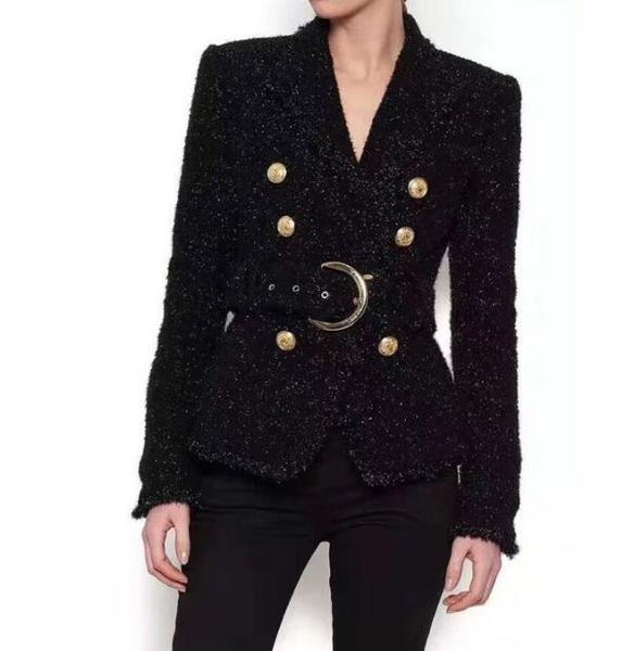 selling glitter woolen coat woman slim fit short jackets 2019 autumn fashion double-breasted coat ladies suits, Black;brown
selling glitter woolen coat woman slim fit short jackets 2019 autumn fashion double-breasted coat ladies suits, Black;brown