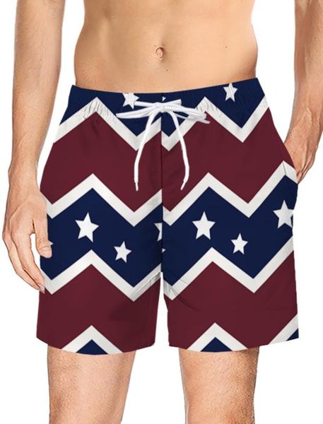 blue white geometric waves stars summer men's sports casual shorts quick-dry swimming shorts trunks, White;black
blue white geometric waves stars summer men's sports casual shorts quick-dry swimming shorts trunks, White;black