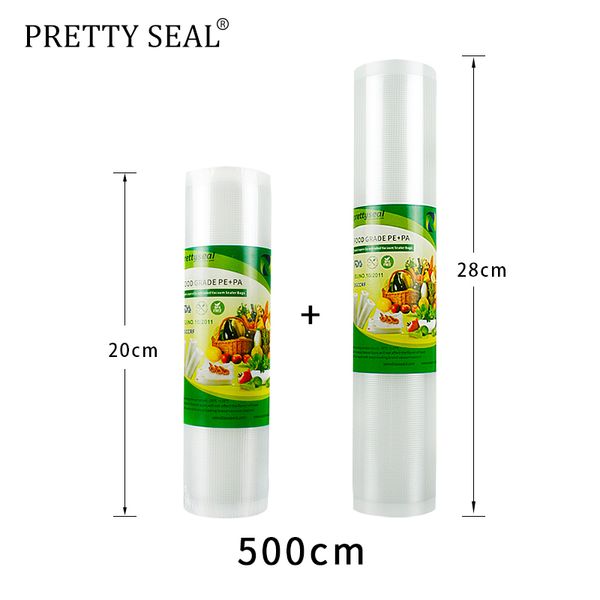 prettyseal vacuum packer storage bag for vacuum fresh packing 20*5m+28*500cm rollo plastico transparente
prettyseal vacuum packer storage bag for vacuum fresh packing 20*5m+28*500cm rollo plastico transparente