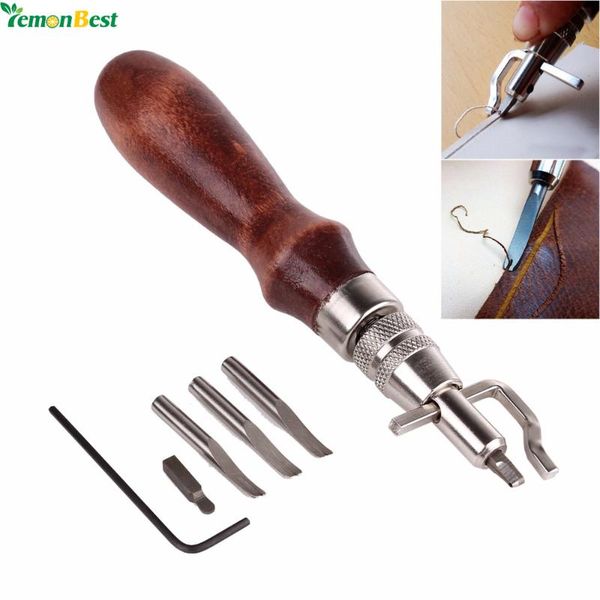 5 in1 diy leathercraft регулируемые pro строчка groover crease кожа инструменты craft tool кожа край шитье швейный набор инструментов, Black
5 in1 diy leathercraft регулируемые pro строчка groover crease кожа инструменты craft tool кожа край шитье швейный набор инструментов, Black