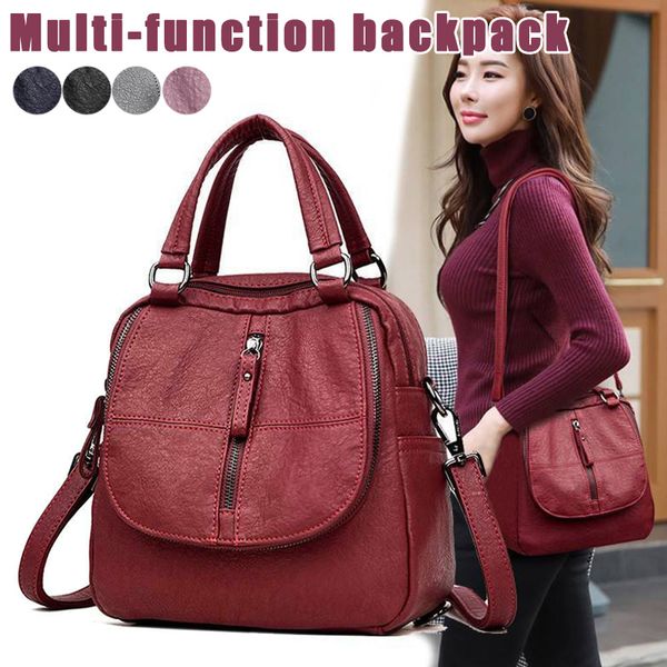 2019 женский рюкзак кожа pu многоцелевой рюкзак mochila женщин сумки на ремне, молния для мешком dos travel back pack o66
2019 женский рюкзак кожа pu многоцелевой рюкзак mochila женщин сумки на ремне, молния для мешком dos travel back pack o66