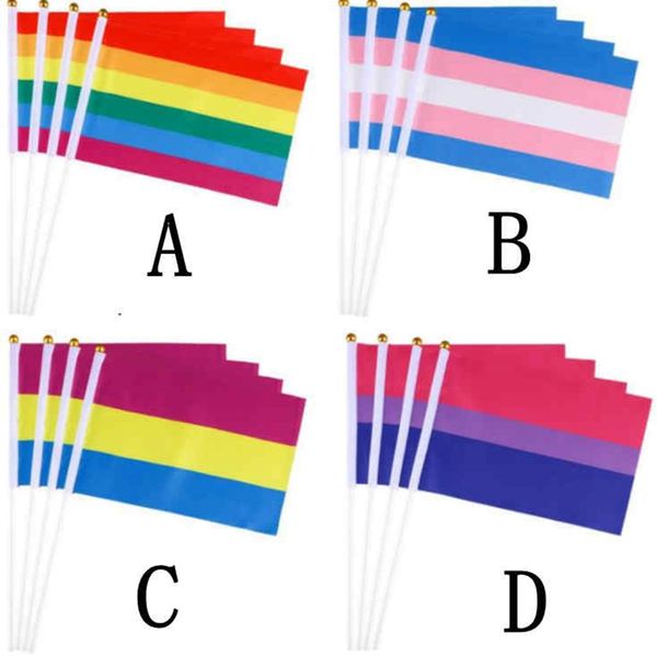 gay banner flags with plastic flagpole transgender pride flag gay pride flags size 14*21cm
gay banner flags with plastic flagpole transgender pride flag gay pride flags size 14*21cm