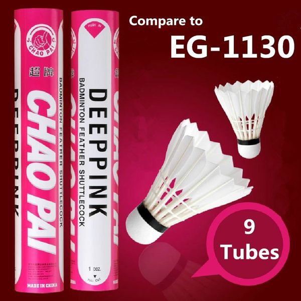 9tubes/lot compare to plane eg-1130 pink chaopai badminton shuttlecock feather tournament grade q8001-9spb
9tubes/lot compare to plane eg-1130 pink chaopai badminton shuttlecock feather tournament grade q8001-9spb