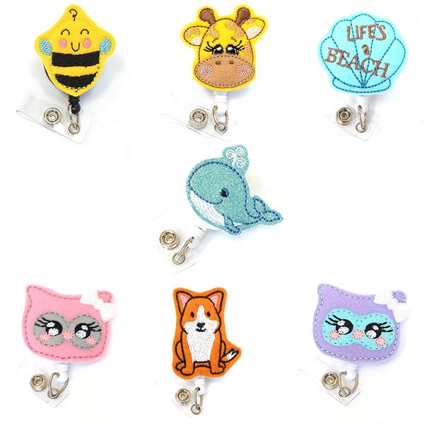30 pcs/lot wholesale key rings cute felt animal retractable creative id holder reel student nurse name card badge cilp, Slivery;golden
30 pcs/lot wholesale key rings cute felt animal retractable creative id holder reel student nurse name card badge cilp, Slivery;golden