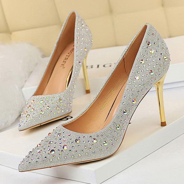 high heels female shoes fashion women pumps stiletto women heels shallow mouth pointed shoes crystal new party shoes ladies, Black
high heels female shoes fashion women pumps stiletto women heels shallow mouth pointed shoes crystal new party shoes ladies, Black