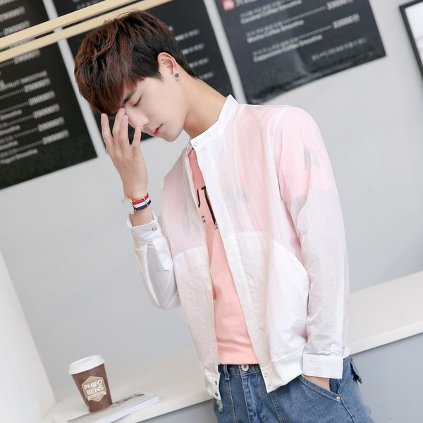 summer thin section men baseball collar solid color coat outdoor mountain climbing large size fashion jacket men's, Black;brown
summer thin section men baseball collar solid color coat outdoor mountain climbing large size fashion jacket men's, Black;brown
