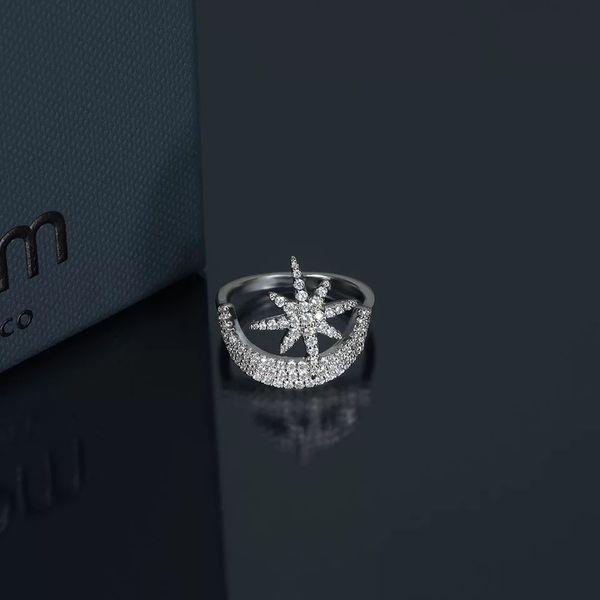 2019 new design european 925 sterling sliver shooting star crystal rings original brand elegant delicate rings girl women, Golden;silver
2019 new design european 925 sterling sliver shooting star crystal rings original brand elegant delicate rings girl women, Golden;silver