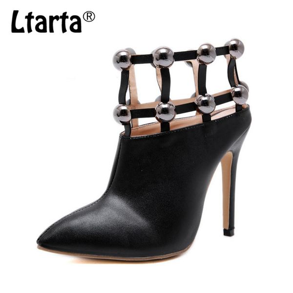 ltarta 2019 european and american-style studded perforated high heels naked boots high heel boots women shoes 12.5cm, Black
ltarta 2019 european and american-style studded perforated high heels naked boots high heel boots women shoes 12.5cm, Black