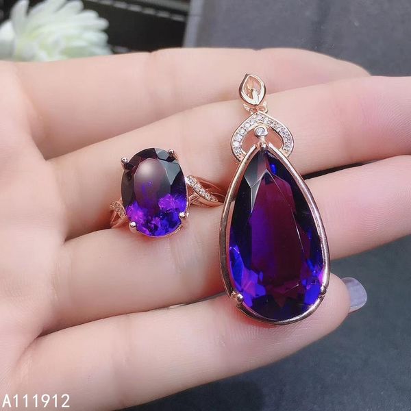 kjjeaxcmy fine jewelry amethyst 925 sterling silver women pendant necklace chain ring set popular, Black
kjjeaxcmy fine jewelry amethyst 925 sterling silver women pendant necklace chain ring set popular, Black