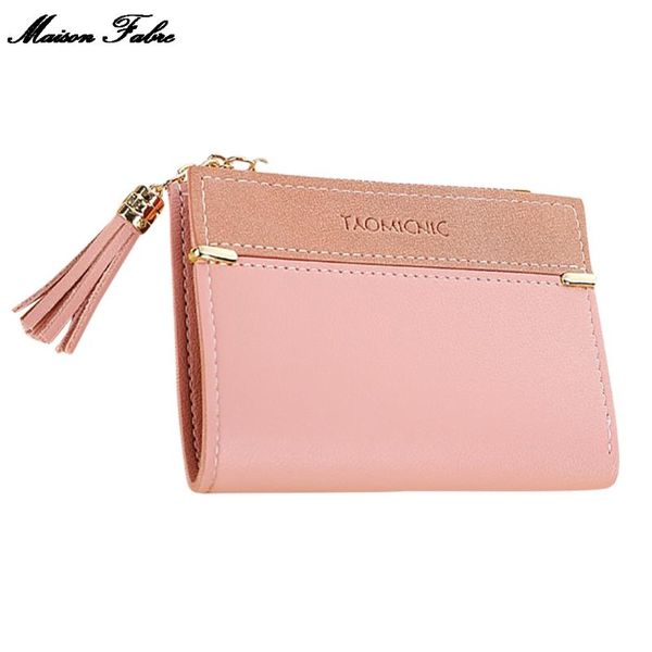 maison fabre wallet women's short solid color buckle tassel mini female card bag purse wallet for s, Red;black
maison fabre wallet women's short solid color buckle tassel mini female card bag purse wallet for s, Red;black