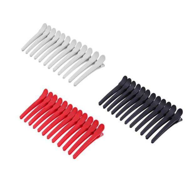 12pcs hairdressing sectioning clamps clips plastic salon hair styling tools, Golden;silver
12pcs hairdressing sectioning clamps clips plastic salon hair styling tools, Golden;silver