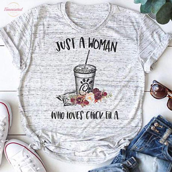 women t shirt just a women who loves chick a t shirt coke and floral print light grey o neck ladies, White
women t shirt just a women who loves chick a t shirt coke and floral print light grey o neck ladies, White