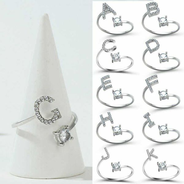 fashion adjustable open gift 26 letters a-z ring script zircon initials crystal ring, Slivery;golden
fashion adjustable open gift 26 letters a-z ring script zircon initials crystal ring, Slivery;golden