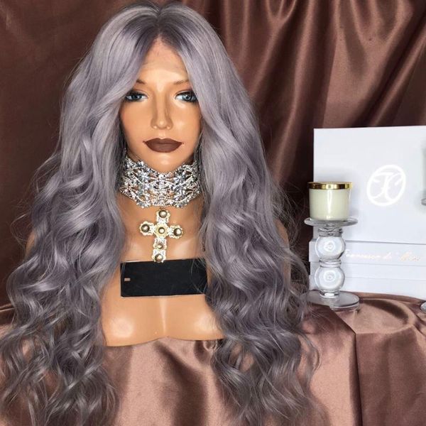 body wave light sliver grey glueless full lace human hair wigs bleached knots pre plucked deep part transparent lace front wigs, Black;brown
body wave light sliver grey glueless full lace human hair wigs bleached knots pre plucked deep part transparent lace front wigs, Black;brown
