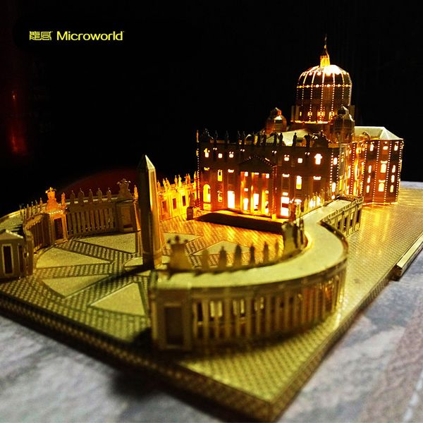микромир собор базилики святого петра 3d металлическая головоломка diy собранная модель здания мужчины подарок хобби коллекция золото серебр
микромир собор базилики святого петра 3d металлическая головоломка diy собранная модель здания мужчины подарок хобби коллекция золото серебр