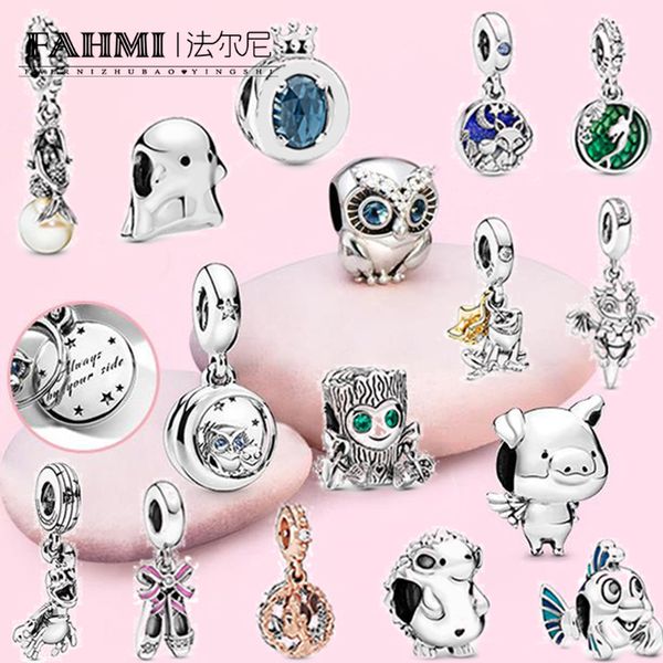 fahmi 100% 925 sterling silver (preview, launched one after another) 2019 autumn original charms diy jewelry making berloque, Black 
fahmi 100% 925 sterling silver (preview, launched one after another) 2019 autumn original charms diy jewelry making berloque, Black