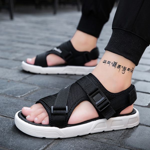 leader show man beach sandals 2019 summer men's outdoor shoes roman men casual shoe flip flops fashion men slippers zapatillas, Black
leader show man beach sandals 2019 summer men's outdoor shoes roman men casual shoe flip flops fashion men slippers zapatillas, Black