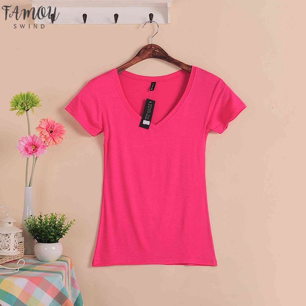 2020 stretch summer new women polyester t shirts ms solid color short sleeve tshirt womens fashion cotton v neck t, White
2020 stretch summer new women polyester t shirts ms solid color short sleeve tshirt womens fashion cotton v neck t, White