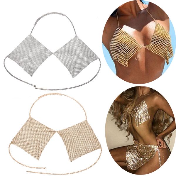 women bra chest belly chains summer beach party bikini brassiere body chain harness necklace body jewelry gift for wife wholesale, Silver
women bra chest belly chains summer beach party bikini brassiere body chain harness necklace body jewelry gift for wife wholesale, Silver