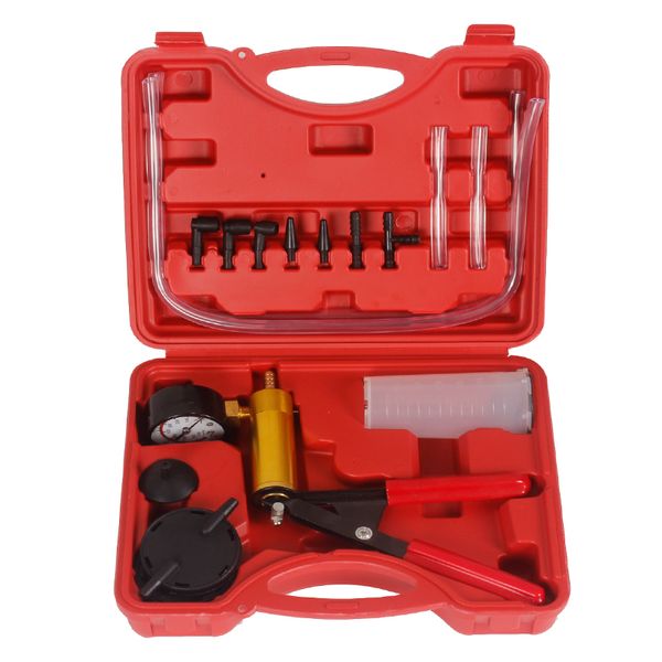 2 in 1 hand held car vacuum pump tester set brake bleeder bleeding tool car diagnostic-tool with vacuum gauge tool
2 in 1 hand held car vacuum pump tester set brake bleeder bleeding tool car diagnostic-tool with vacuum gauge tool