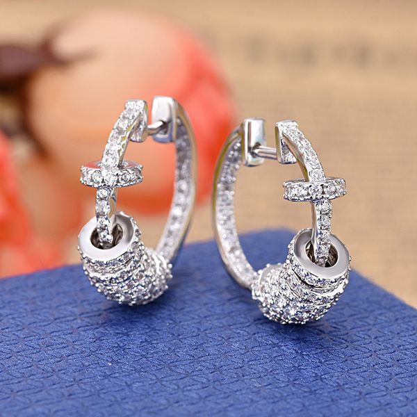 european and american fashion silver color earrings zircon circle ladies earrings luxury personality temperament creative wild earrings, Golden
european and american fashion silver color earrings zircon circle ladies earrings luxury personality temperament creative wild earrings, Golden