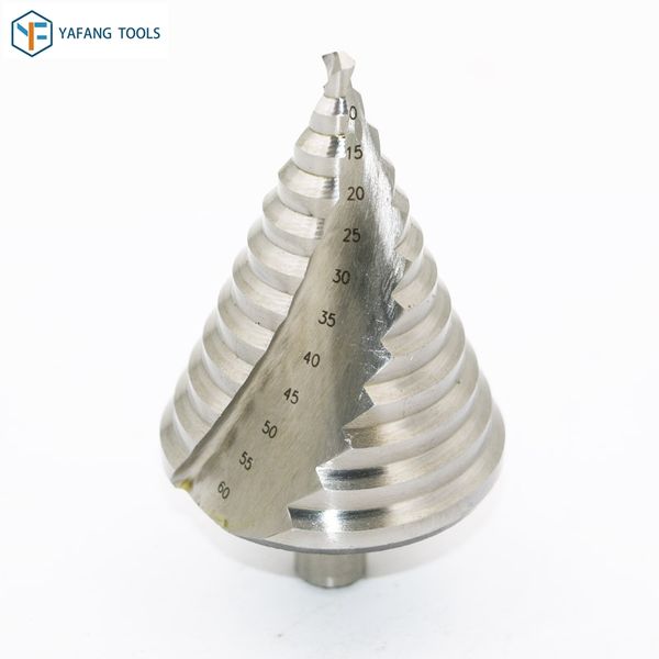 1pcs 6-60mm hss tools spiral groove step drill bit round shank wood metal plastic hole cutter core drill bit
1pcs 6-60mm hss tools spiral groove step drill bit round shank wood metal plastic hole cutter core drill bit