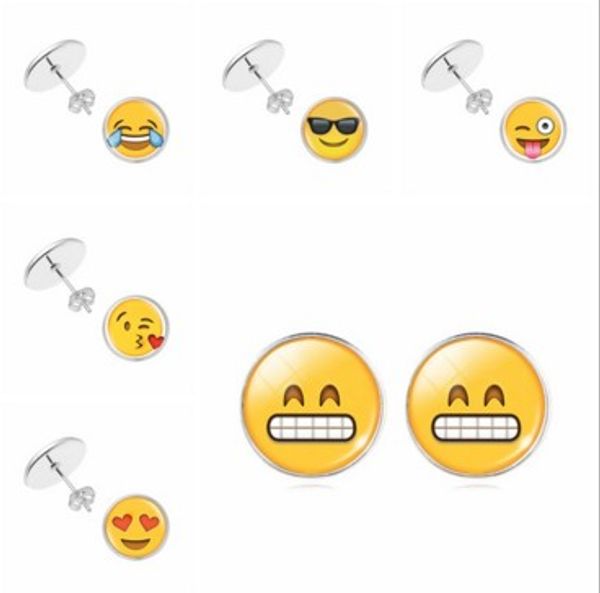 emoji ear studs chic funny fashion ear stud glass cabochon emoji expressions earrings stud earrings, Golden;silver
emoji ear studs chic funny fashion ear stud glass cabochon emoji expressions earrings stud earrings, Golden;silver