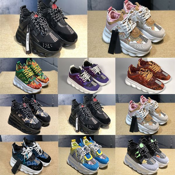 New Luxury Designer Sneaker Chain Reaction Casual Ladies Shoes Mens Womens Fashion District Medusa Link-Embossed Sole Trainer Size 36-45
New Luxury Designer Sneaker Chain Reaction Casual Ladies Shoes Mens Womens Fashion District Medusa Link-Embossed Sole Trainer Size 36-45