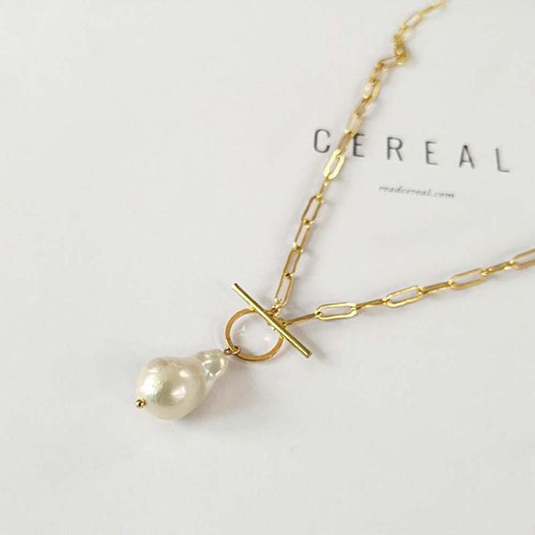 gothic pearl freshwater pearl pendant choker necklace for women wedding punk bead long chain necklace jewelry gift, Golden;silver
gothic pearl freshwater pearl pendant choker necklace for women wedding punk bead long chain necklace jewelry gift, Golden;silver