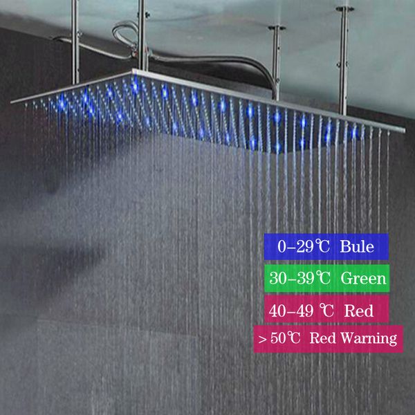good quality colorful led lamps rain shower heads contemporary 20x40 inch square stainless steel bathroom shower head
good quality colorful led lamps rain shower heads contemporary 20x40 inch square stainless steel bathroom shower head