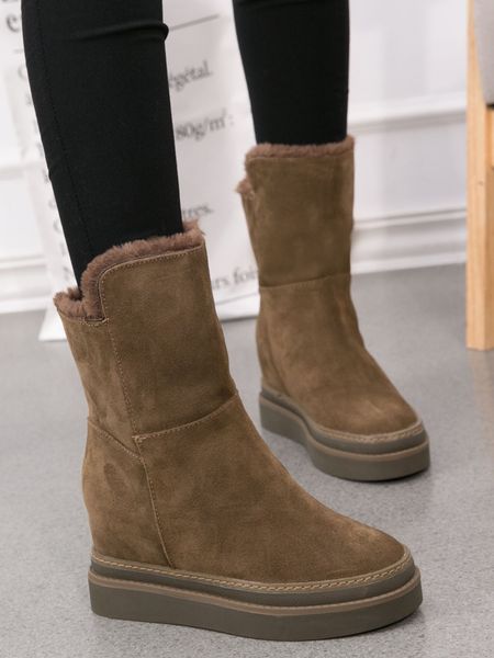 winter boots women snow boots shoes woman fashion thick bottom wedge 2020 short plush warm increase non-slip booies, Black
winter boots women snow boots shoes woman fashion thick bottom wedge 2020 short plush warm increase non-slip booies, Black