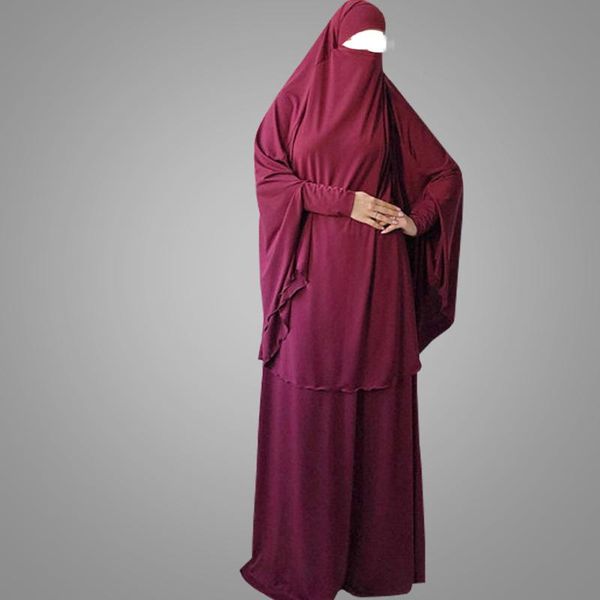 ethnic clothing ramadan 2 piece muslim prayer garment sets women hijab abaya jilbab maxi dress khimar burqa islamic overhead arab robe, Red
ethnic clothing ramadan 2 piece muslim prayer garment sets women hijab abaya jilbab maxi dress khimar burqa islamic overhead arab robe, Red