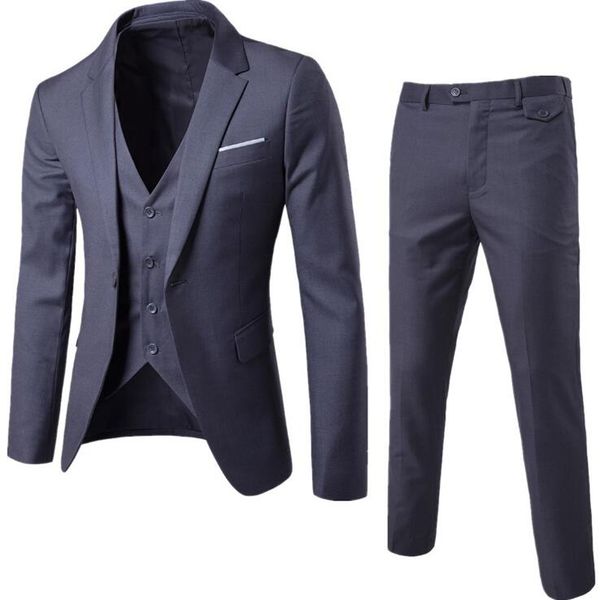 2020 male slim fit suits blazer business formal dress waist coat groom man suit exquisite office set thin blazer weeding suit, White;black
2020 male slim fit suits blazer business formal dress waist coat groom man suit exquisite office set thin blazer weeding suit, White;black