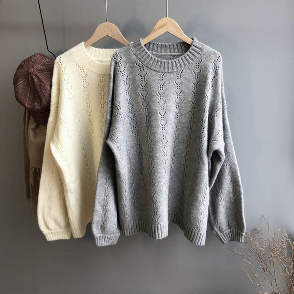 tvvovvin 2019 autumn winter keep warm solid color pullover long sleeve lantern sleeve knitting all-match sweater woman l308, White;black
tvvovvin 2019 autumn winter keep warm solid color pullover long sleeve lantern sleeve knitting all-match sweater woman l308, White;black