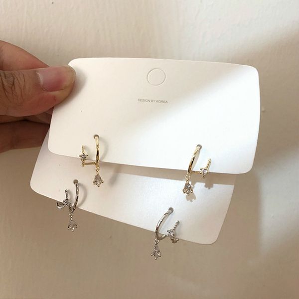 2019 new arrival trendy women dangle earrings korean women earrings simple small earrings female korean elegant jewelry, Silver
2019 new arrival trendy women dangle earrings korean women earrings simple small earrings female korean elegant jewelry, Silver