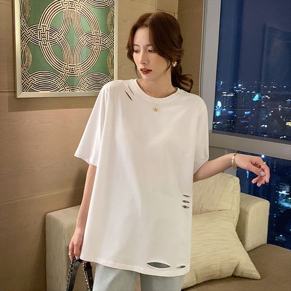 cave white t-shirt women's short sleeves 2020 loose all-match solid color ins western style fashion
cave white t-shirt women's short sleeves 2020 loose all-match solid color ins western style fashion