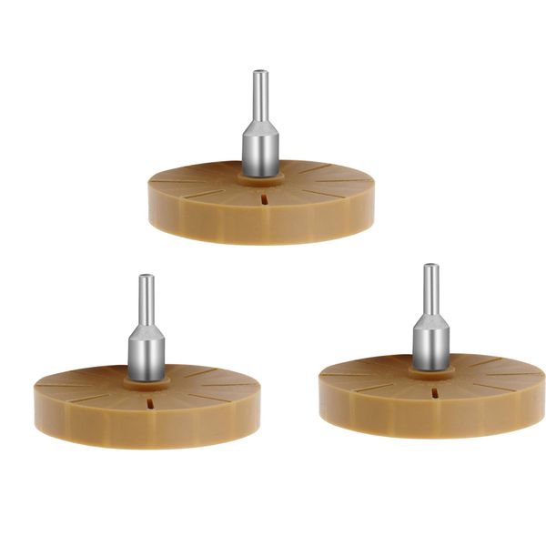 3pcs rubber eraser wheel double sided adhesive vinyl decal removal tool
3pcs rubber eraser wheel double sided adhesive vinyl decal removal tool