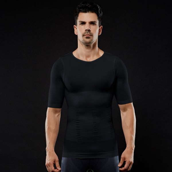 tight t-shirt corset slim short sleeve breathable stretch outdoor running sports, Black;blue
tight t-shirt corset slim short sleeve breathable stretch outdoor running sports, Black;blue