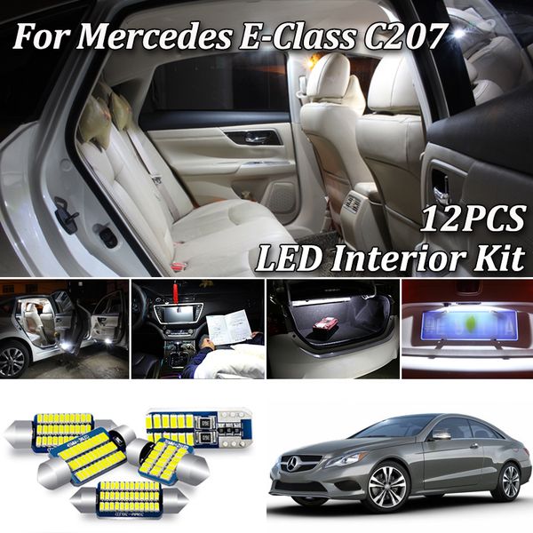 12x white canbus led car interior lights package kit for e-class w207 c207 coupe led interior dome lights (09-16
12x white canbus led car interior lights package kit for e-class w207 c207 coupe led interior dome lights (09-16