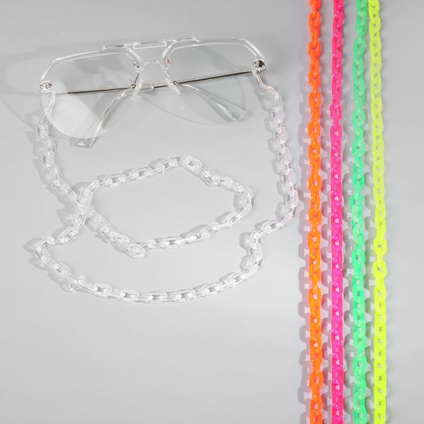 fashion multicolor acrylic eyeglass chain for reading women eyewears accessories sunglasses chain cord holder neck strap rope, Silver
fashion multicolor acrylic eyeglass chain for reading women eyewears accessories sunglasses chain cord holder neck strap rope, Silver