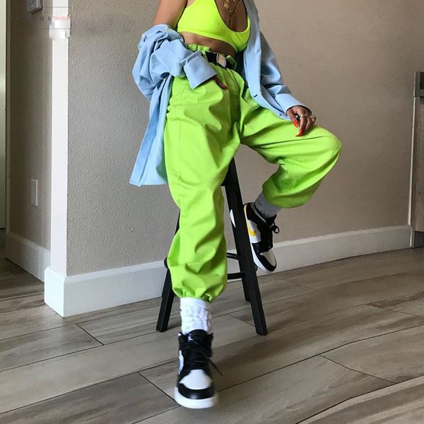 casual cargo pants loose hip hop women fluorescent green streetwear harajuku ladies trousers sweatpants spring 2019, Black;white
casual cargo pants loose hip hop women fluorescent green streetwear harajuku ladies trousers sweatpants spring 2019, Black;white