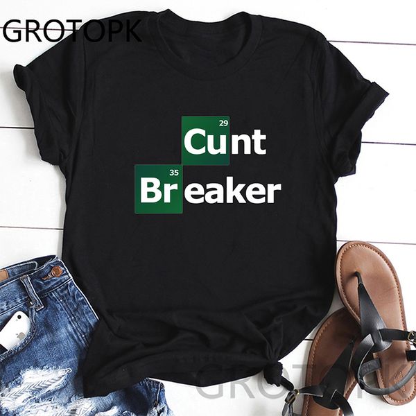 cunt breaker women funny printed short sleeve t shirts streetwear summer harajuk tees fashion female tshirts, White
cunt breaker women funny printed short sleeve t shirts streetwear summer harajuk tees fashion female tshirts, White