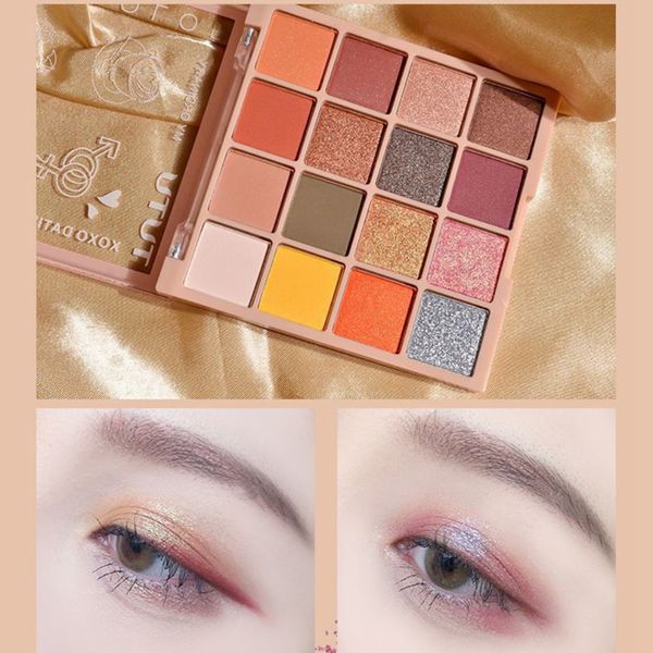 16-color eyeshadow palette waterproof smudge-proof easy to color shimmer matte eye shadow cosmetic e1
16-color eyeshadow palette waterproof smudge-proof easy to color shimmer matte eye shadow cosmetic e1