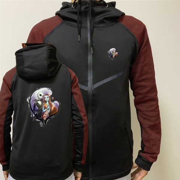 2019 весна и осень новый мужской с капюшоном универсальный удобная молния печатных черный череп невесты повседневная толстовка хип-хоп челов, Black 
2019 весна и осень новый мужской с капюшоном универсальный удобная молния печатных черный череп невесты повседневная толстовка хип-хоп челов, Black