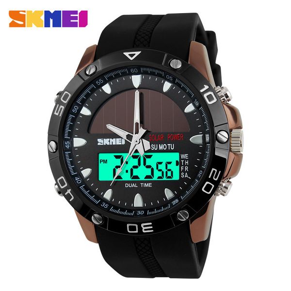 new energy solar watch men digital sports led men watches solar dual display watches watch sports wriswatch relojes, Slivery;brown
new energy solar watch men digital sports led men watches solar dual display watches watch sports wriswatch relojes, Slivery;brown