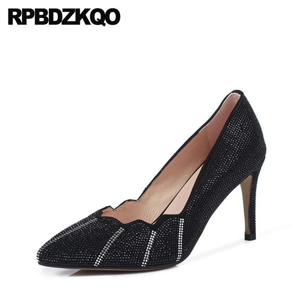 pointed toe 2019 ladies black pink crystal shoes dress genuine leather stiletto rhinestone jewel suede pumps diamond high heels
pointed toe 2019 ladies black pink crystal shoes dress genuine leather stiletto rhinestone jewel suede pumps diamond high heels